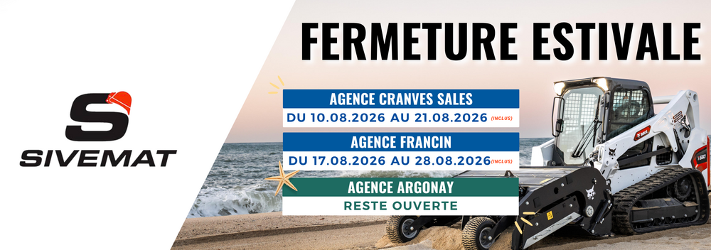 FERMETURE ESTIVALE 2026