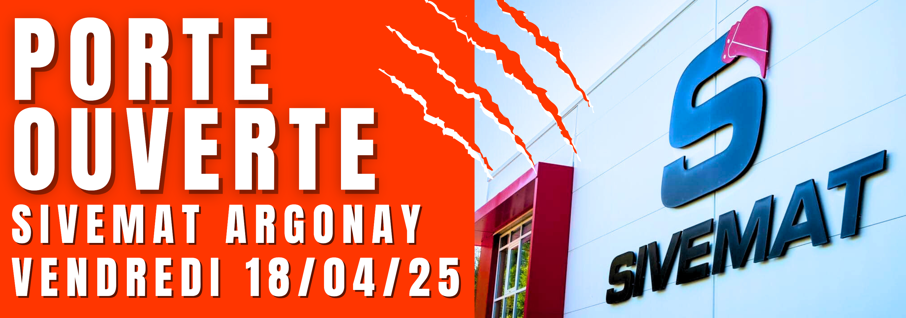 PORTE OUVERTE SIVEMAT ARGONAY - LE 18 AVRIL 2025