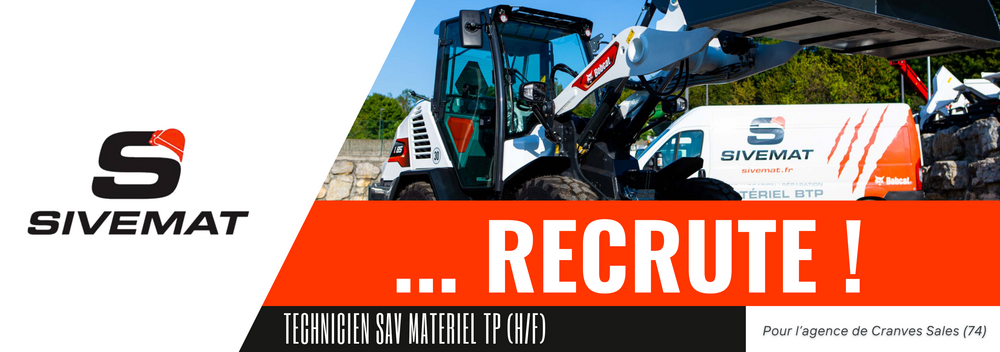 RECRUTEMENT : TECHNICIEN SAV - CRANVES SALES 74