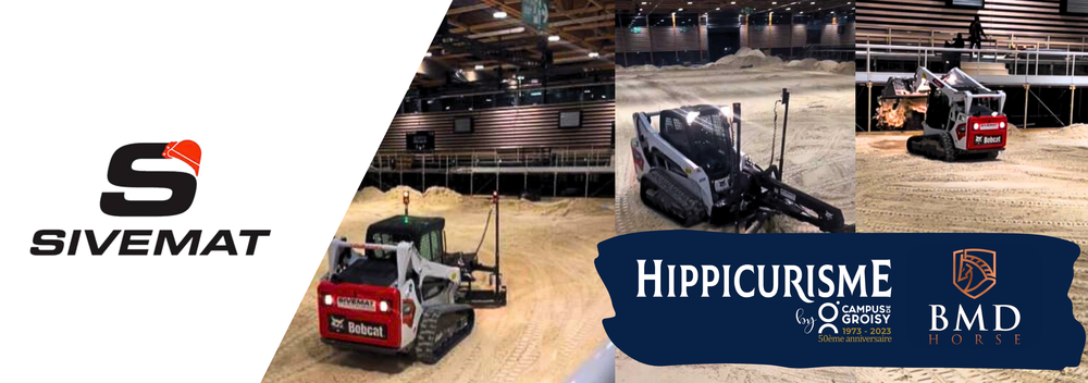 SALON HIPPICURISME - LES CHARGEUSES BOBCAT EN ACTION !